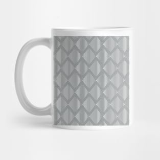 Grey zig zag pattern Mug